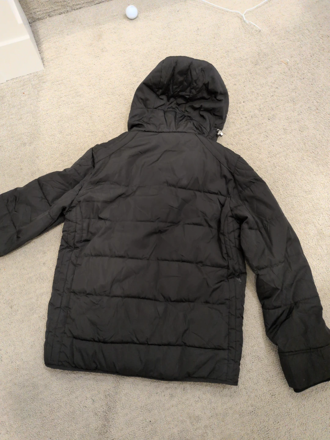 H&M Black Puffer Jacket Size 38R - photo 2