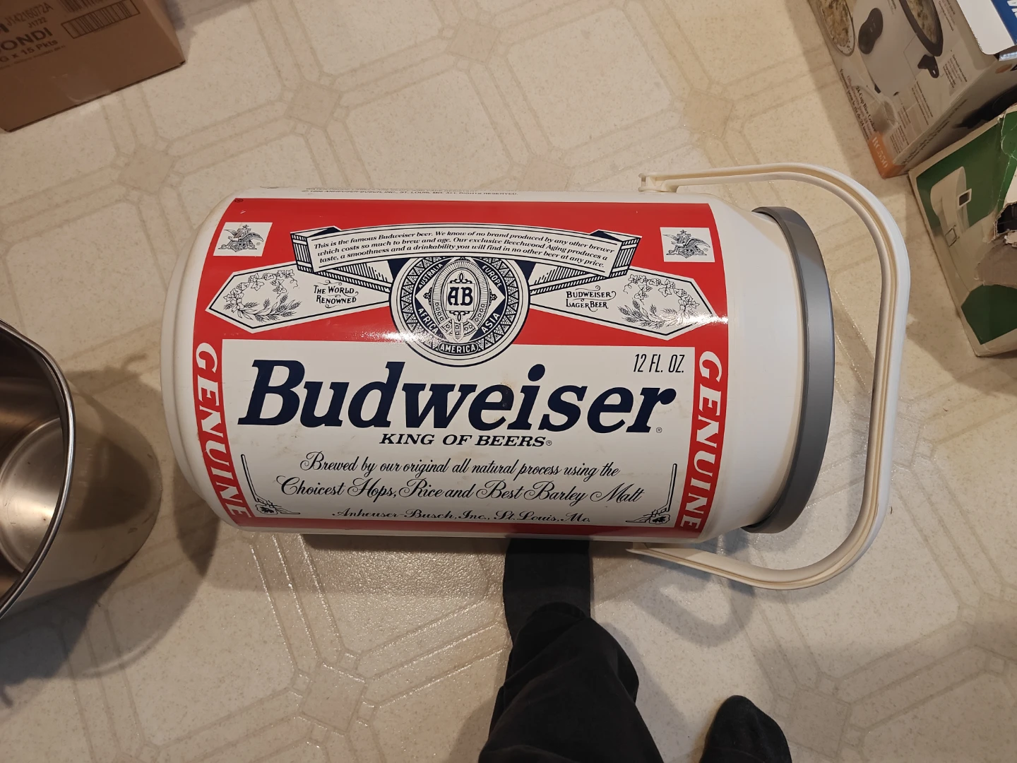 Budweiser Kooler Kraft Beer Can Cooler