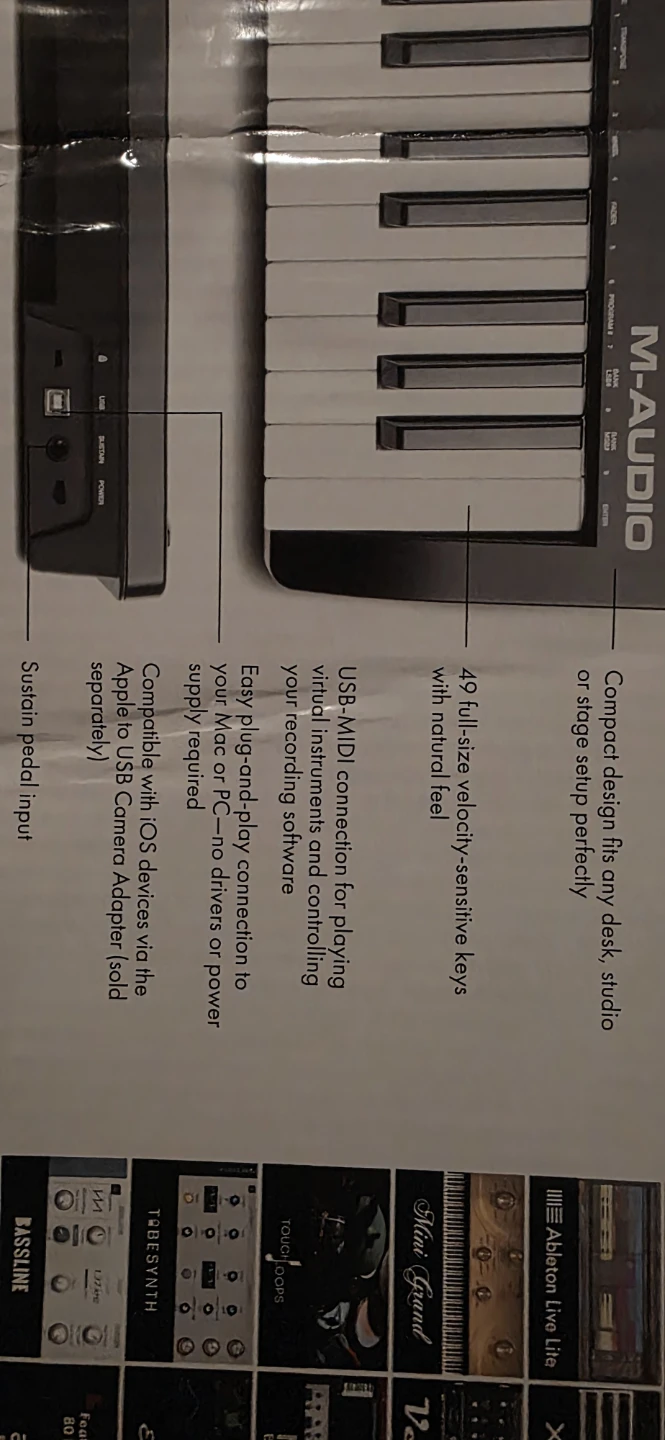 M-Audio Keystation 49 MK3 MIDI Controller - photo 3