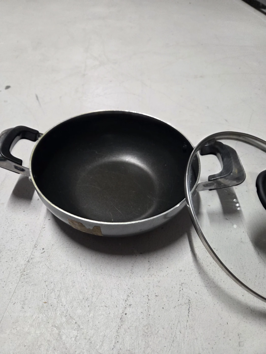 GreenLife Non-Stick Kadhai with Lid - photo 3