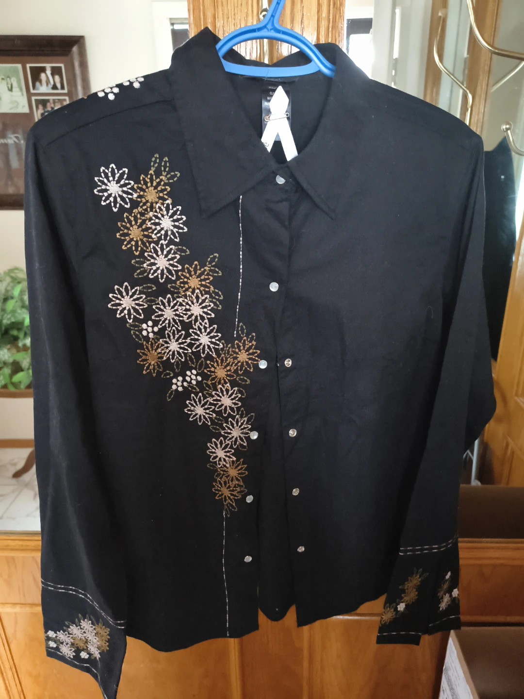 Coupe Black Long Sleeve Shirt XL