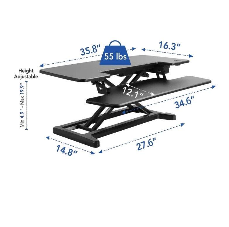 FlexiSpot Motorized Standing Desk - 36" Wide Electric ... - photo 4