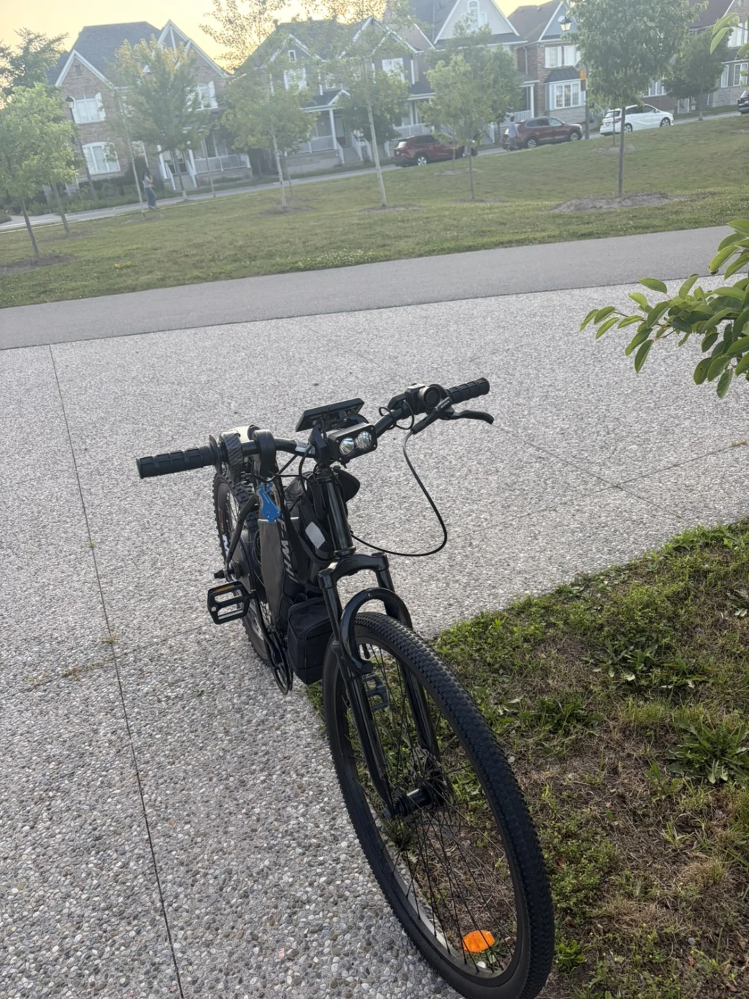 Black Electric Mountain Bike - photo 3