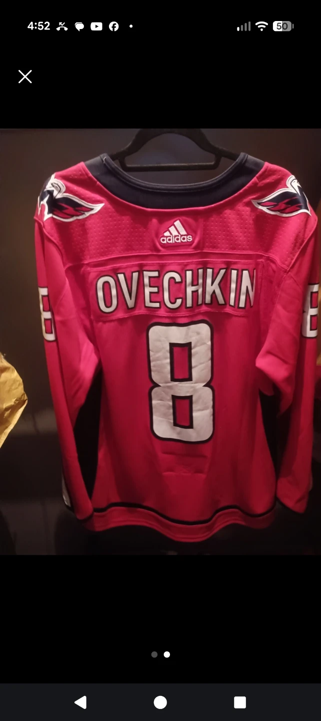 Adidas Alexander Ovechkin Jersey gently used like new - photo 2