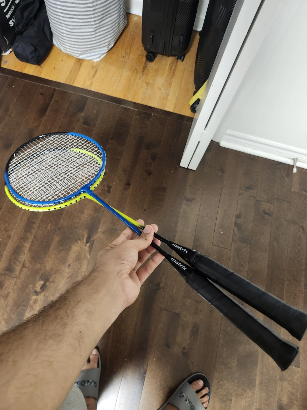 Matrix Badminton Rackets, Pair