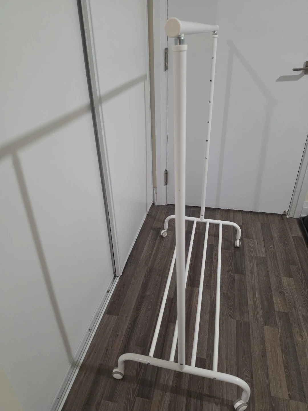 IKEA RIGGA Clothes Rack, White - photo 2
