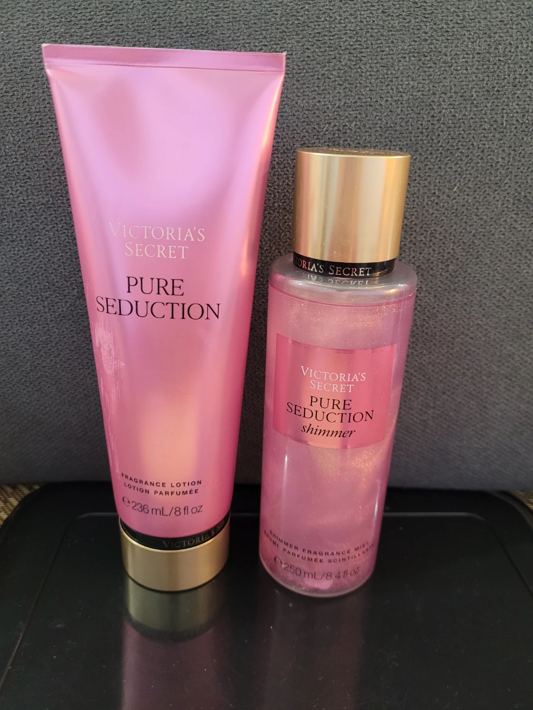 Victoria's S Pure Seduction Lotion and Shimmer Mist $12 each