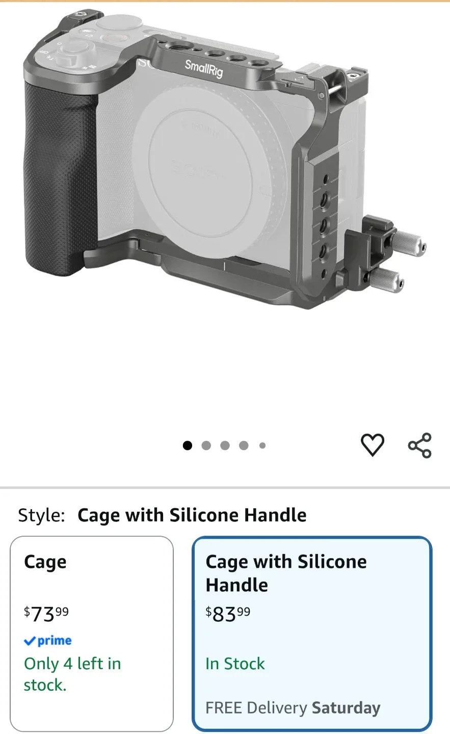 SmallRig HawkLock Cage Kit for Sony ZV-E10 II 4949 - photo 3