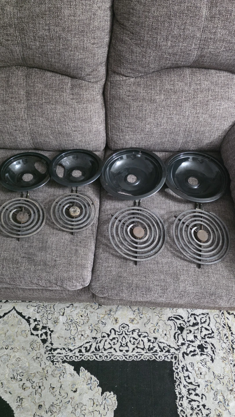 Electric Stove Burner and Drip Pan Set - photo 4