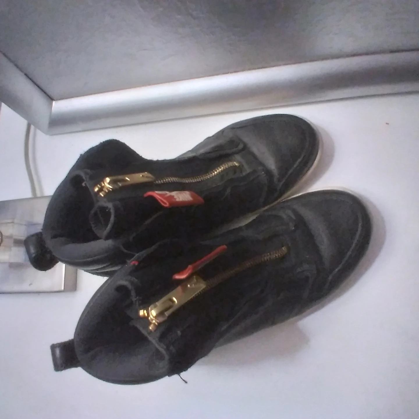 Nike Air Jordan 1 Zip High Top Sneakers - photo 4