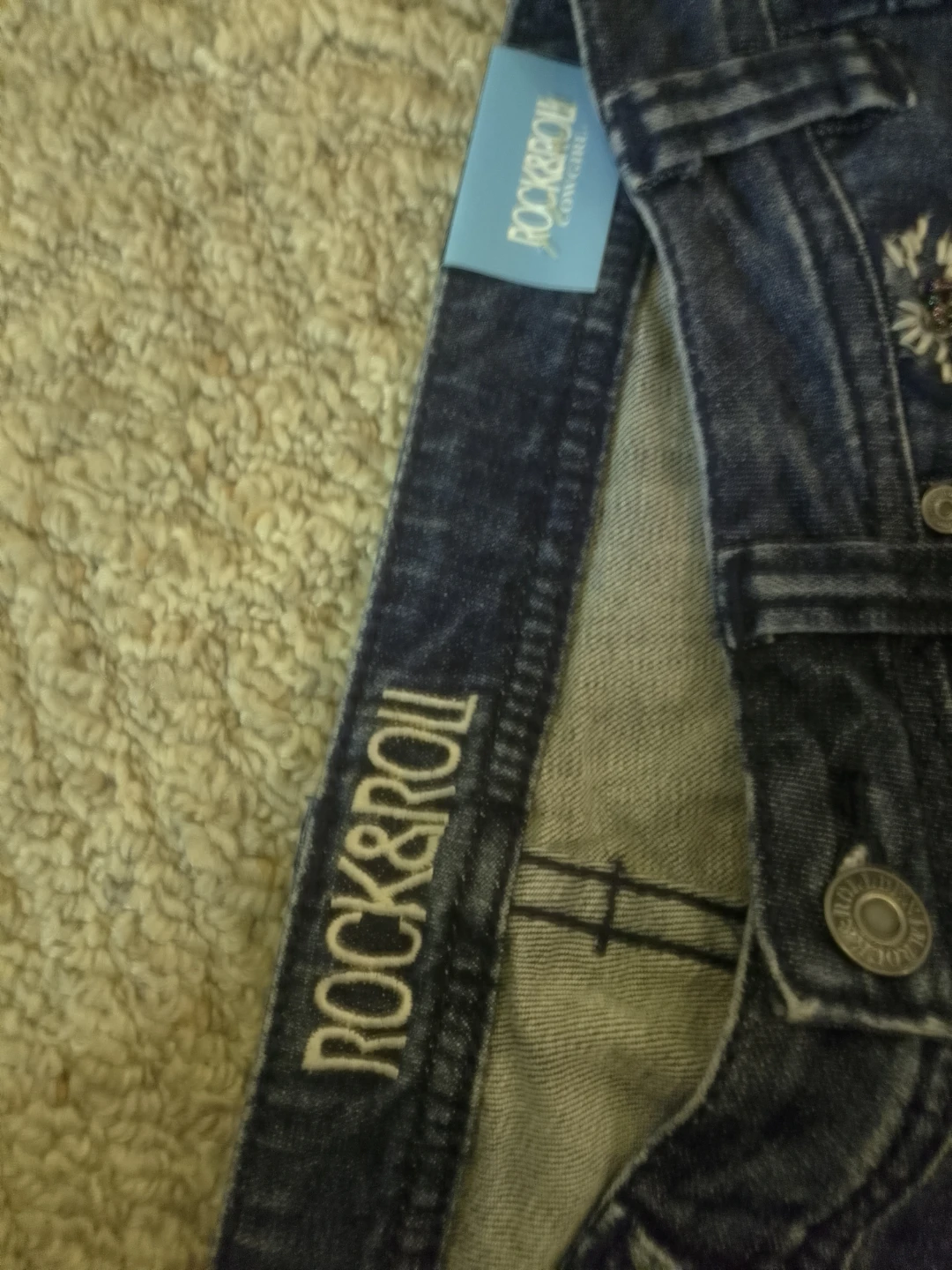 Rock & Roll Cowgirl Juniors Riding Boot Cut Jeans - photo 2