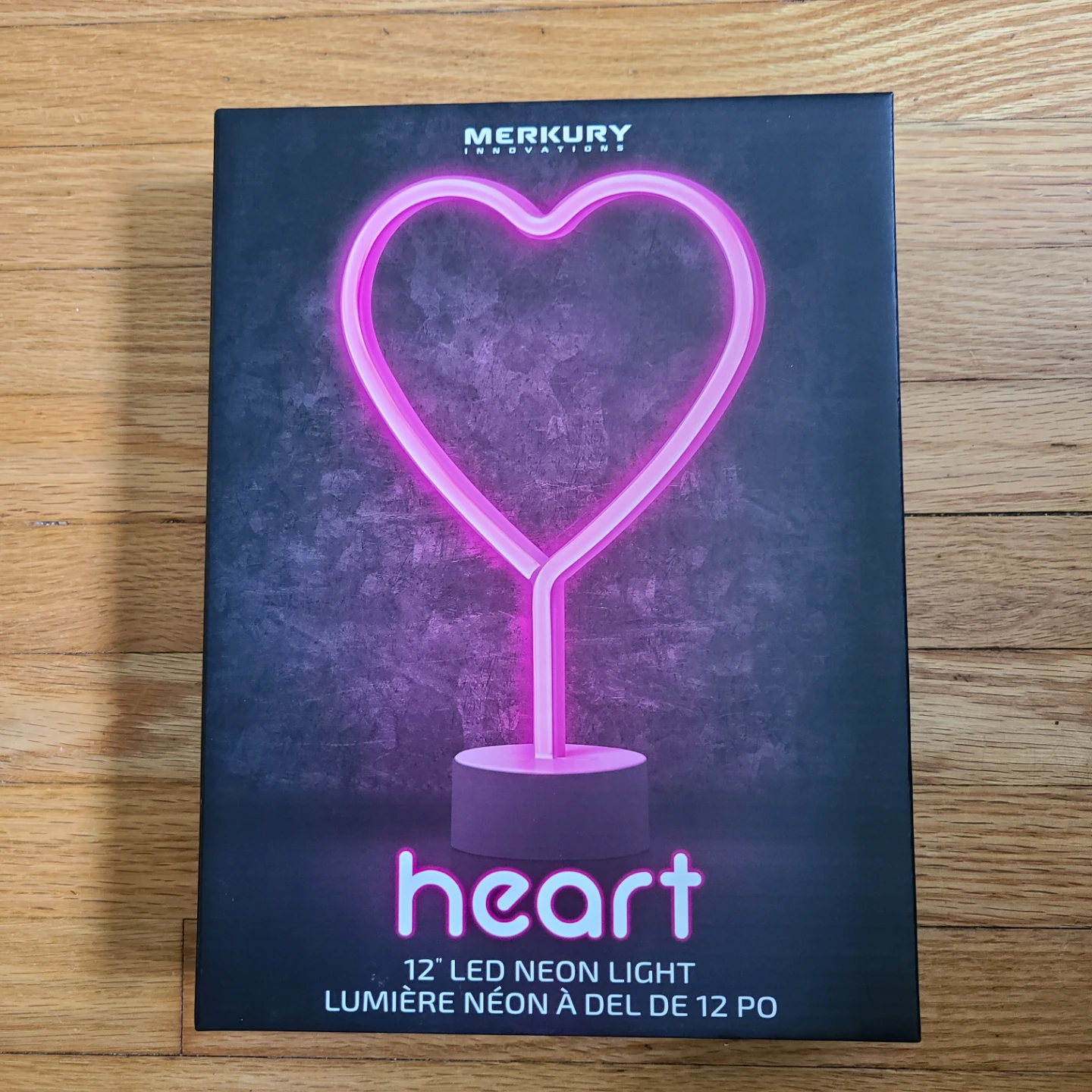 Brand New Merkury Innovations Heart LED Neon Light