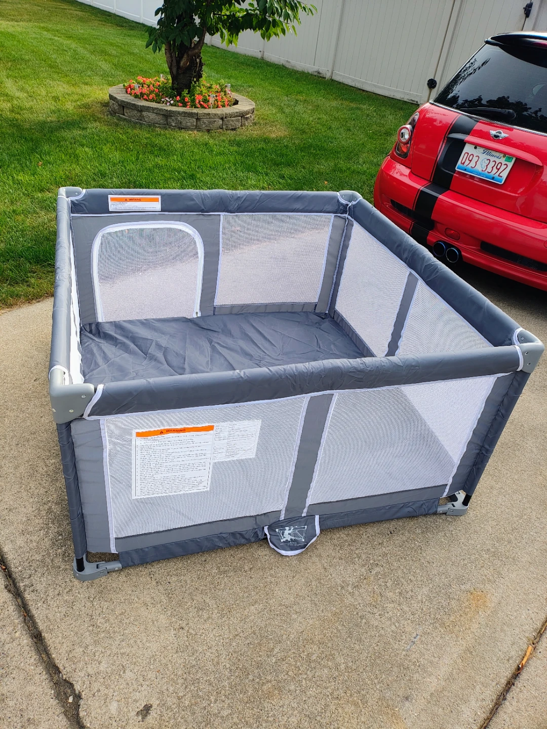 Foldable Playpen 50"x50" Safety Play Yard for Babies & Toddlers - photo 3