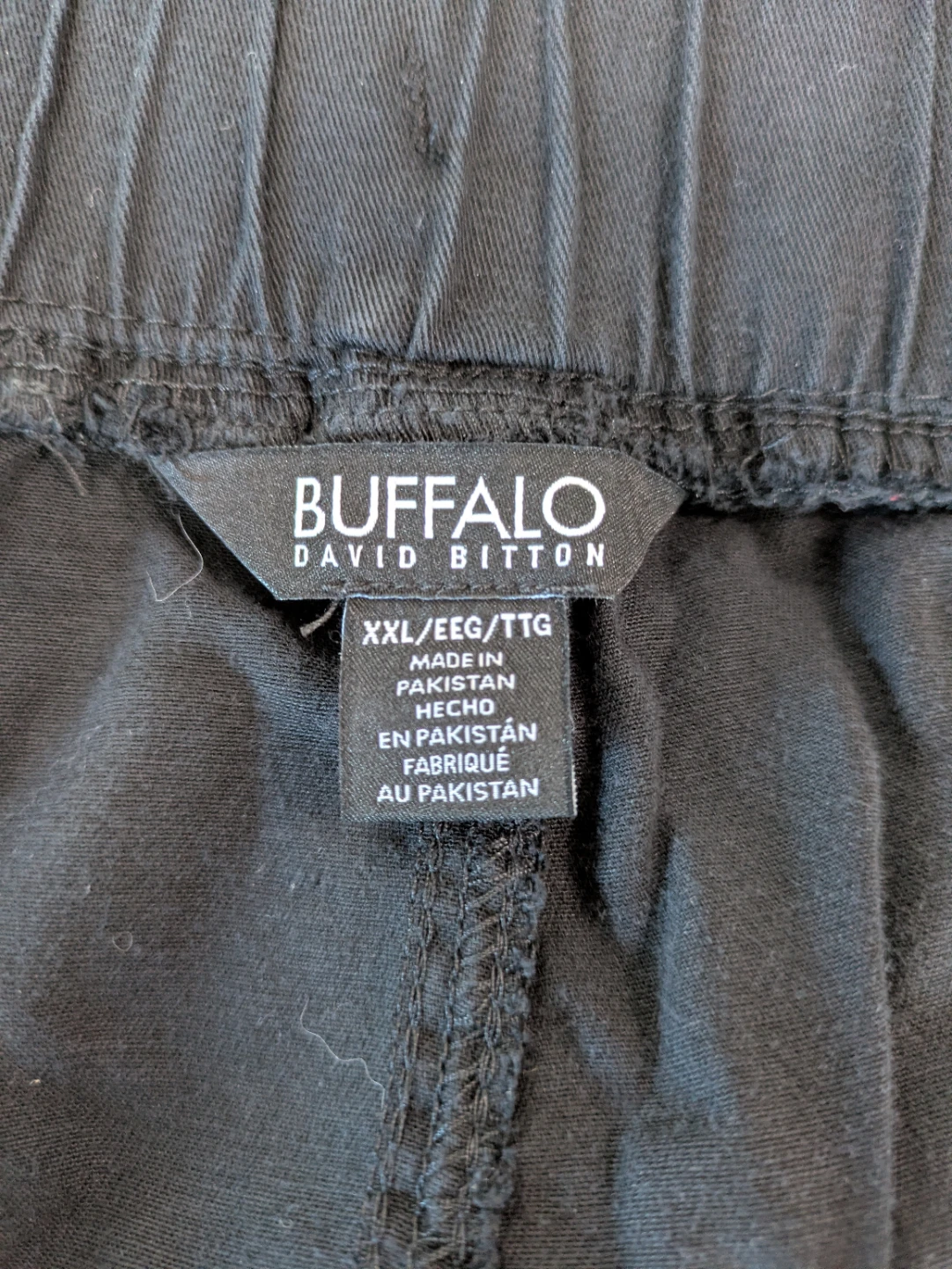 Buffalo David Bitton Tencel Pull-On Cargo Pants - Black, XXL - photo 3