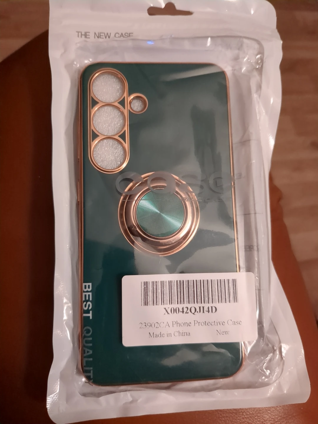 Samsung Galaxy A14 5G Case - Green and Bronze - photo 4