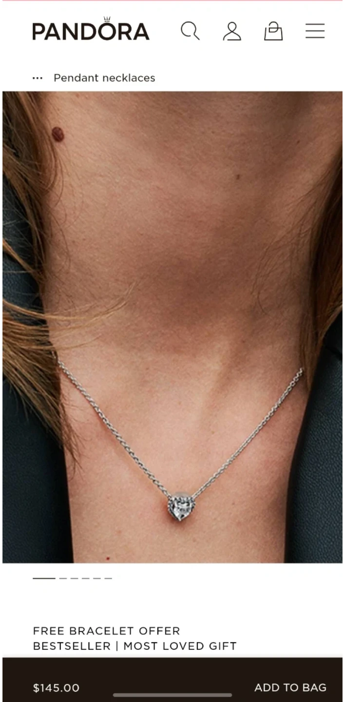 Pandora Heart Necklace - photo 4
