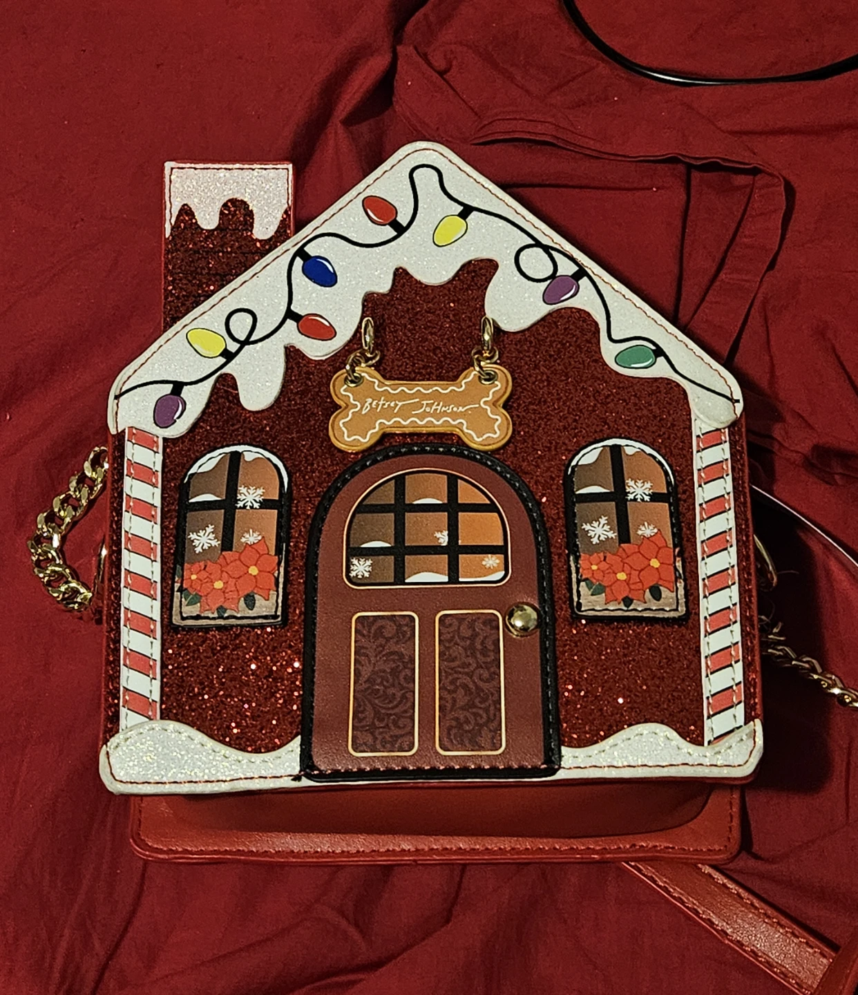 Betsey Johnson Gingerbread House Crossbody Bag - photo 2