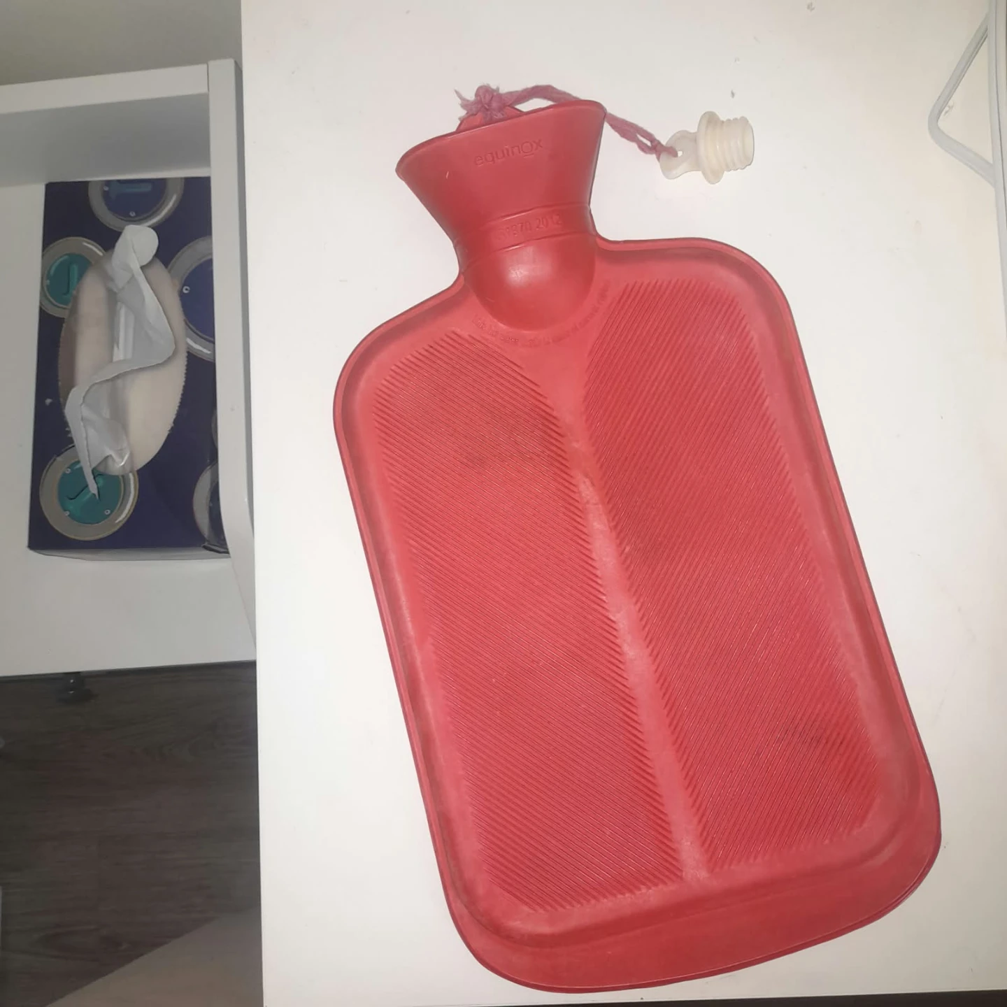 Equinox Red Rubber Hot Water Bottle