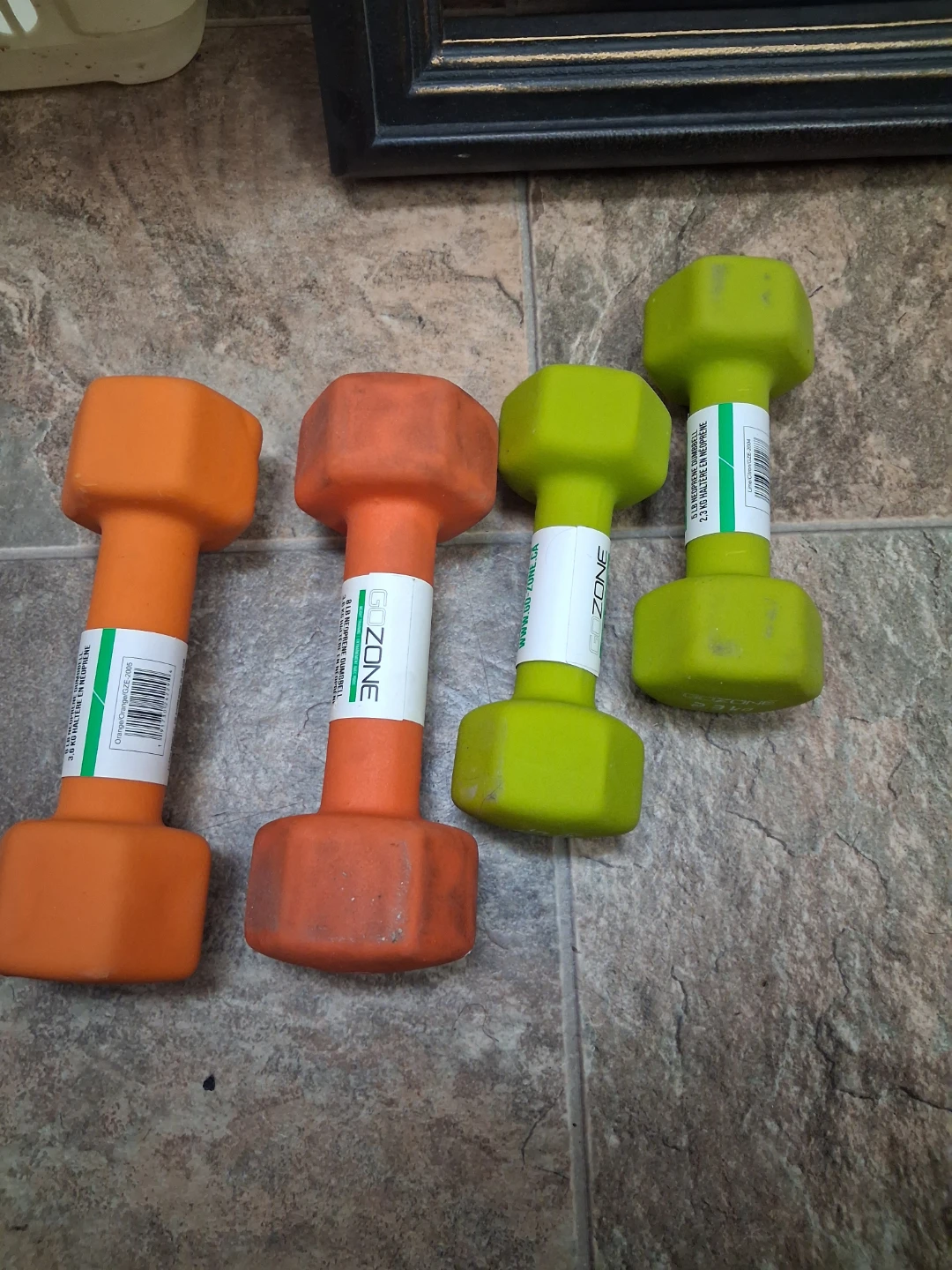 GoZone Neoprene Dumbbells - 5lb and 8lb Set