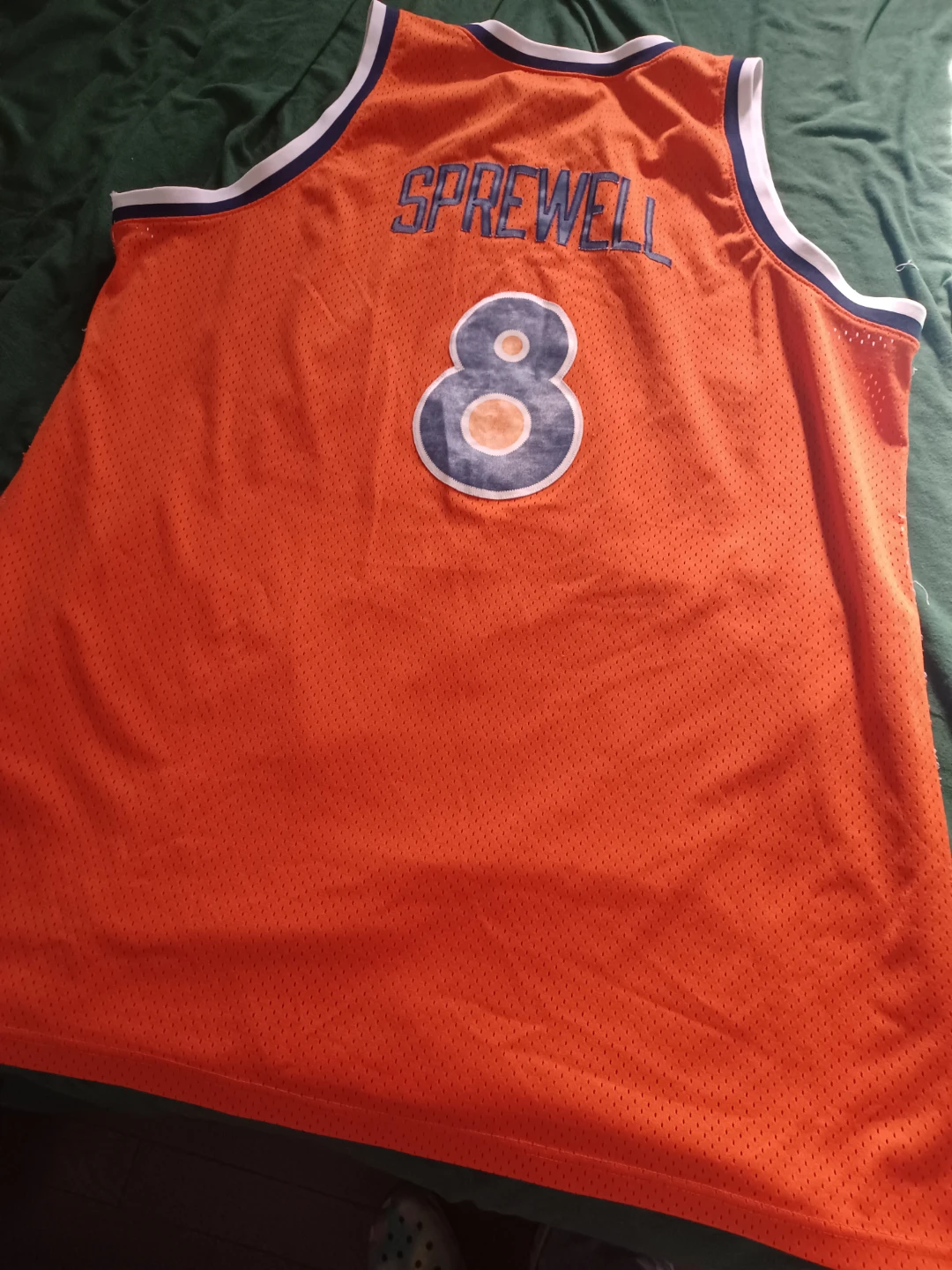 Nike Latrell Sprewell Knicks Jersey - photo 2
