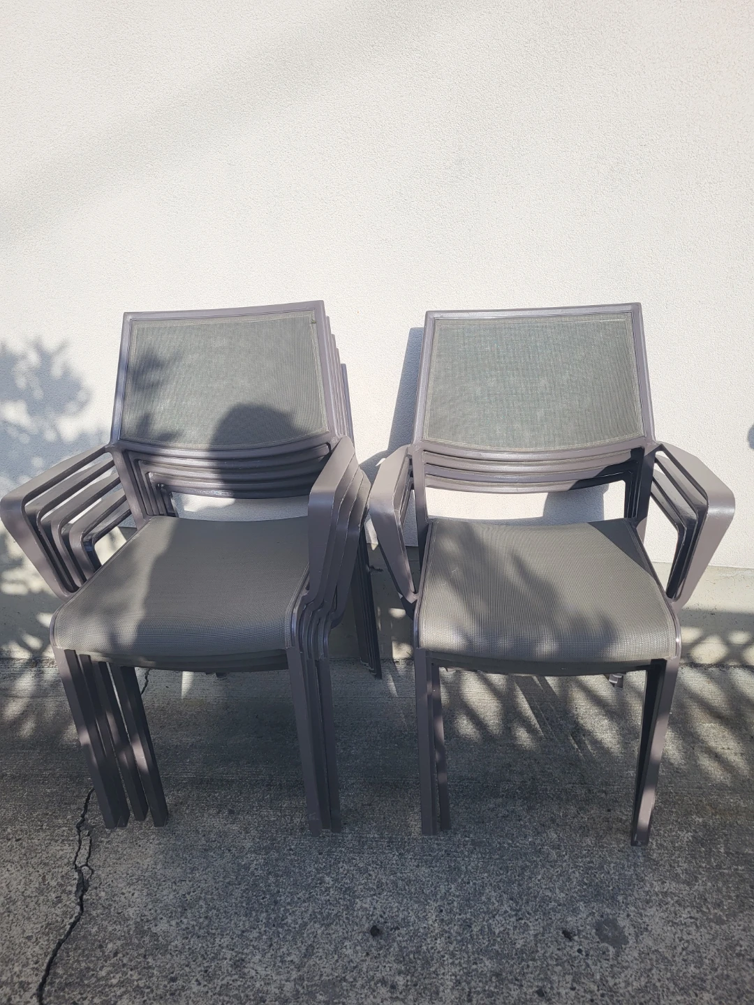 Set of 9 Outdoor Patio Chairs