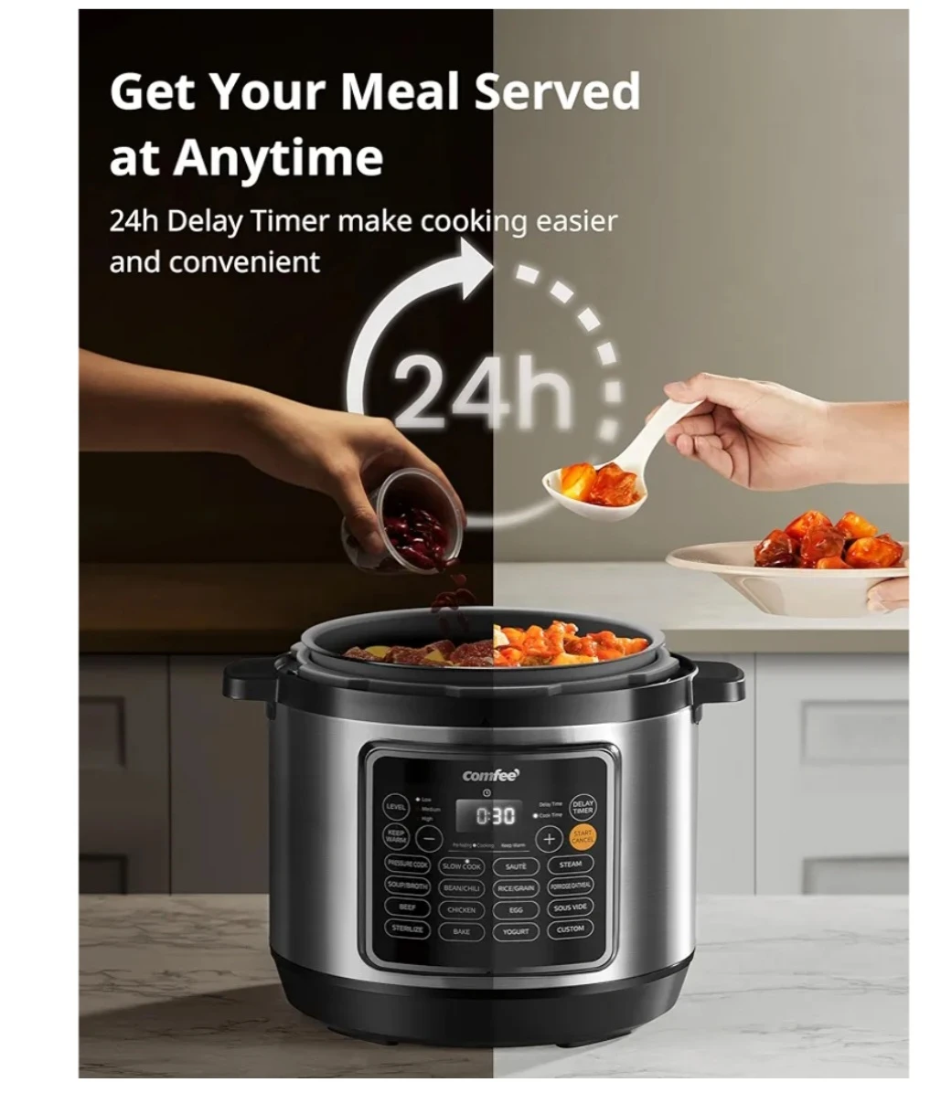 8 Q Comfee pressure cooker
