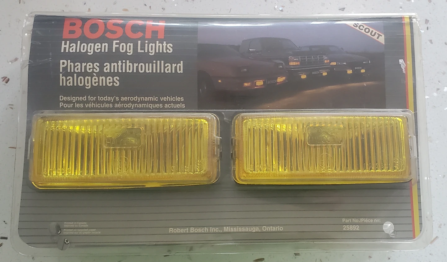 NOS Bosch Scout Halogen Fog Lights 25892