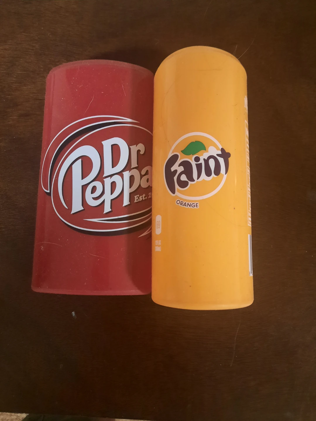 Dr Pepper  and Fanta drink  covers
