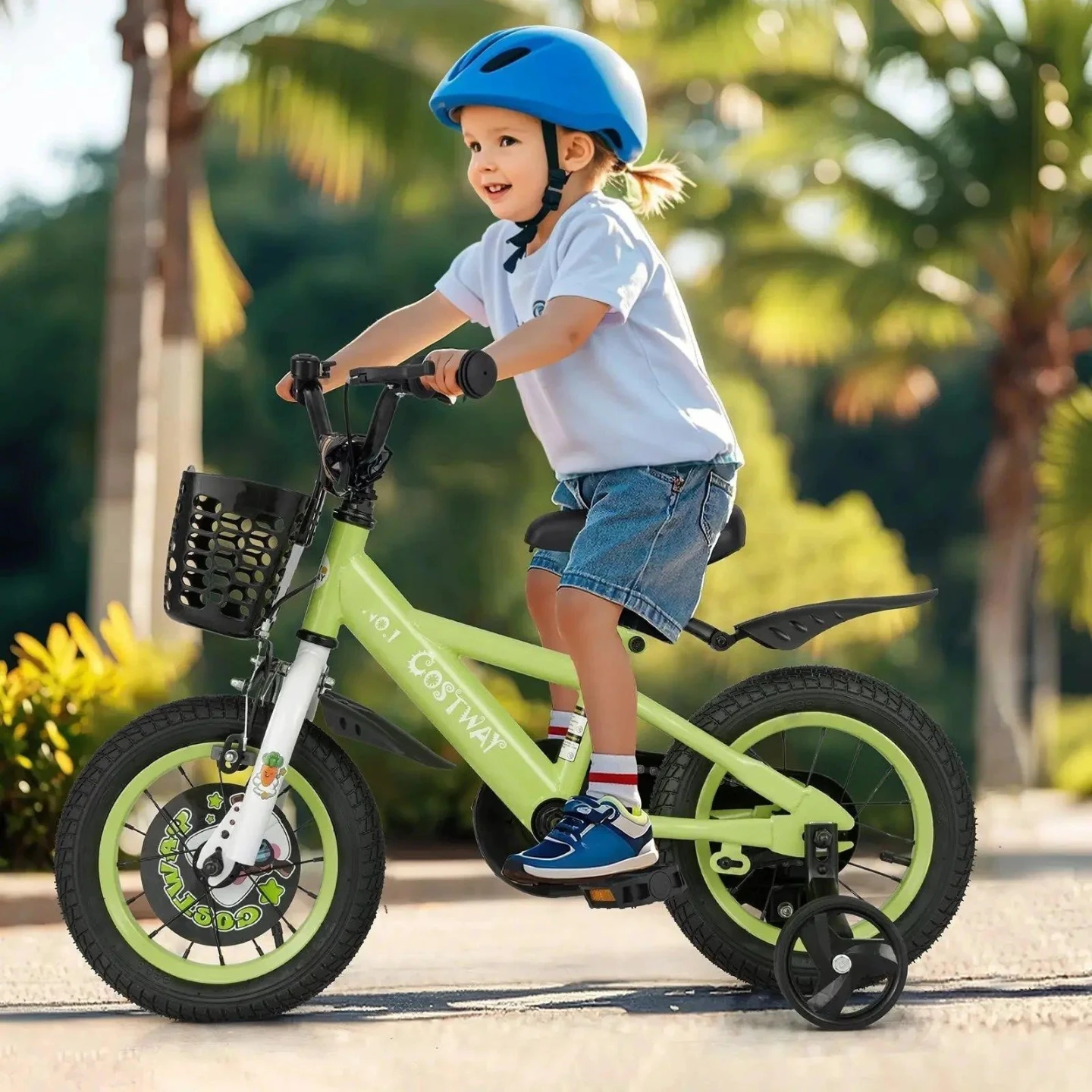 Costway Kids Bike with Training Wheels