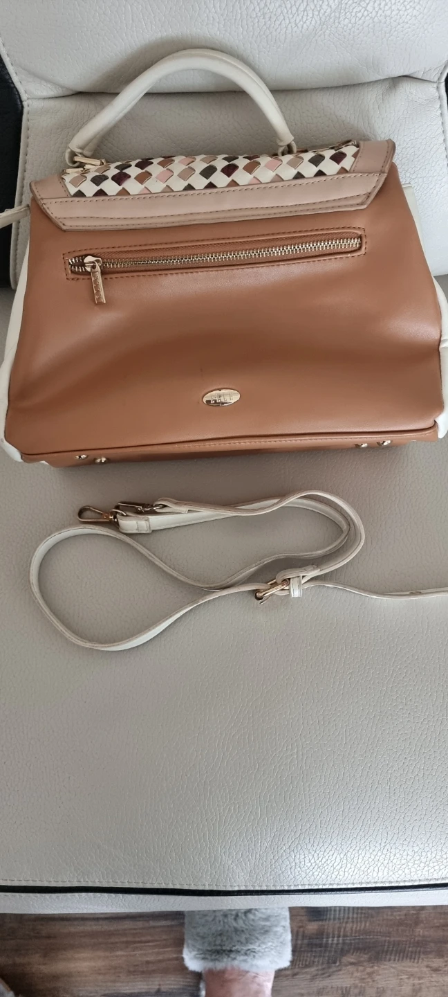 Elle Tri-Colour Handbag with Strap - photo 3