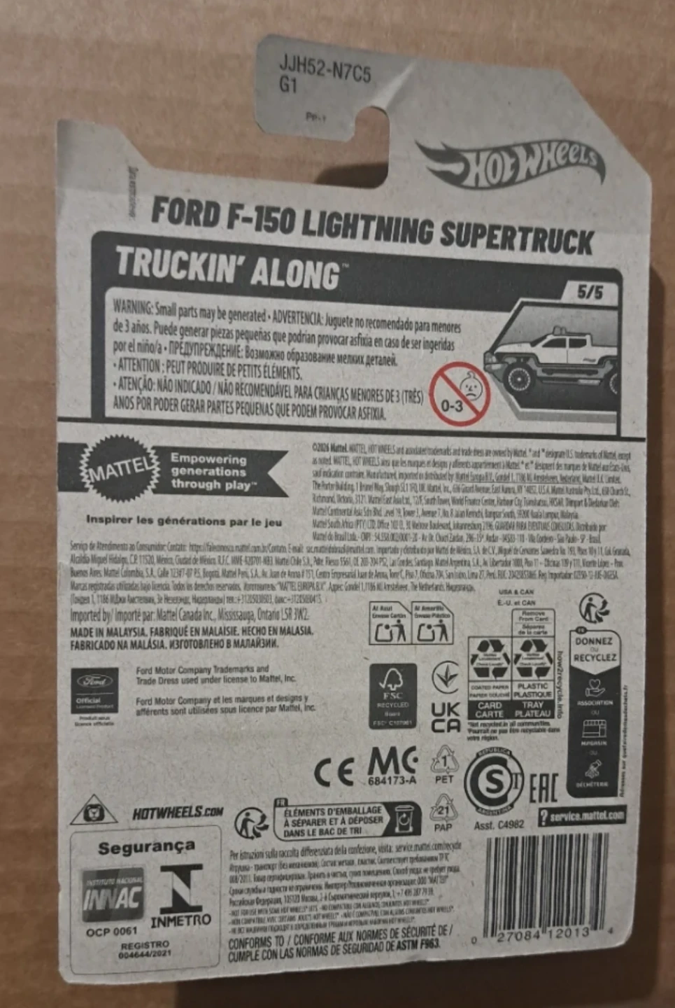 Hot Wheels Ford F-150 Lightning Supertruck - photo 5