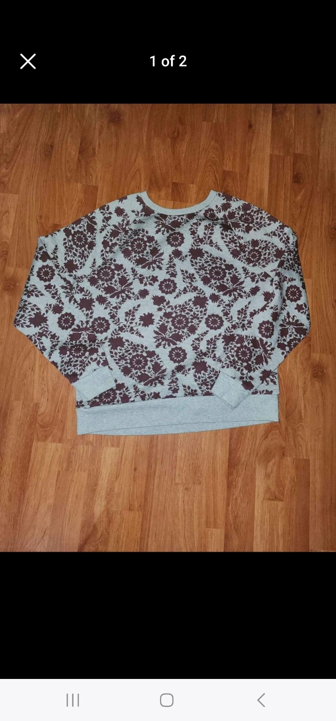 Floral Print Sweater