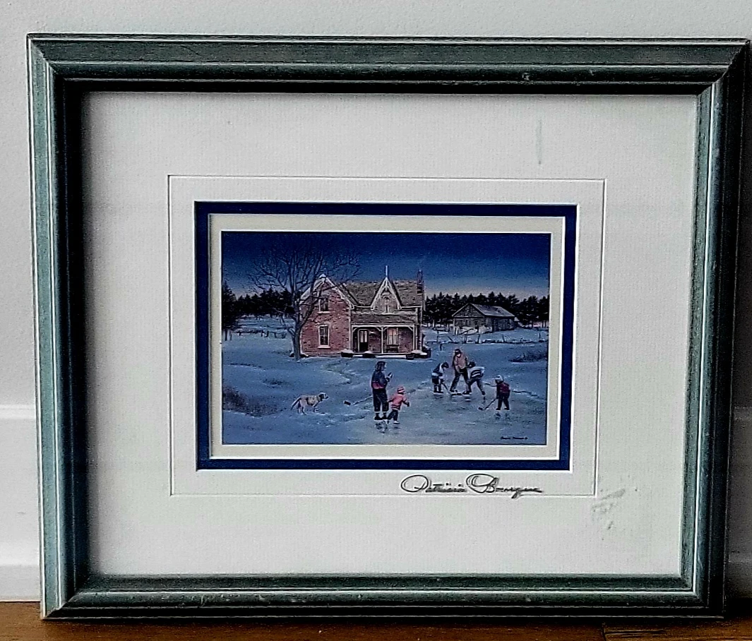 Winter Pond Hockey  Print by Patricia Bourque  13" x 12" - photo 4