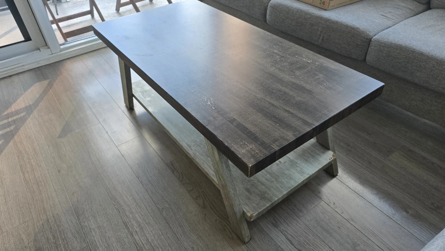 Winston Porter Filipek Walnut & Grey Coffee Table - photo 5