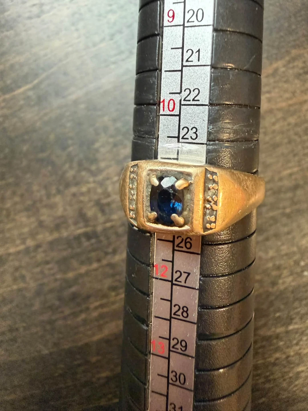 10k gold sapphire ring - photo 4