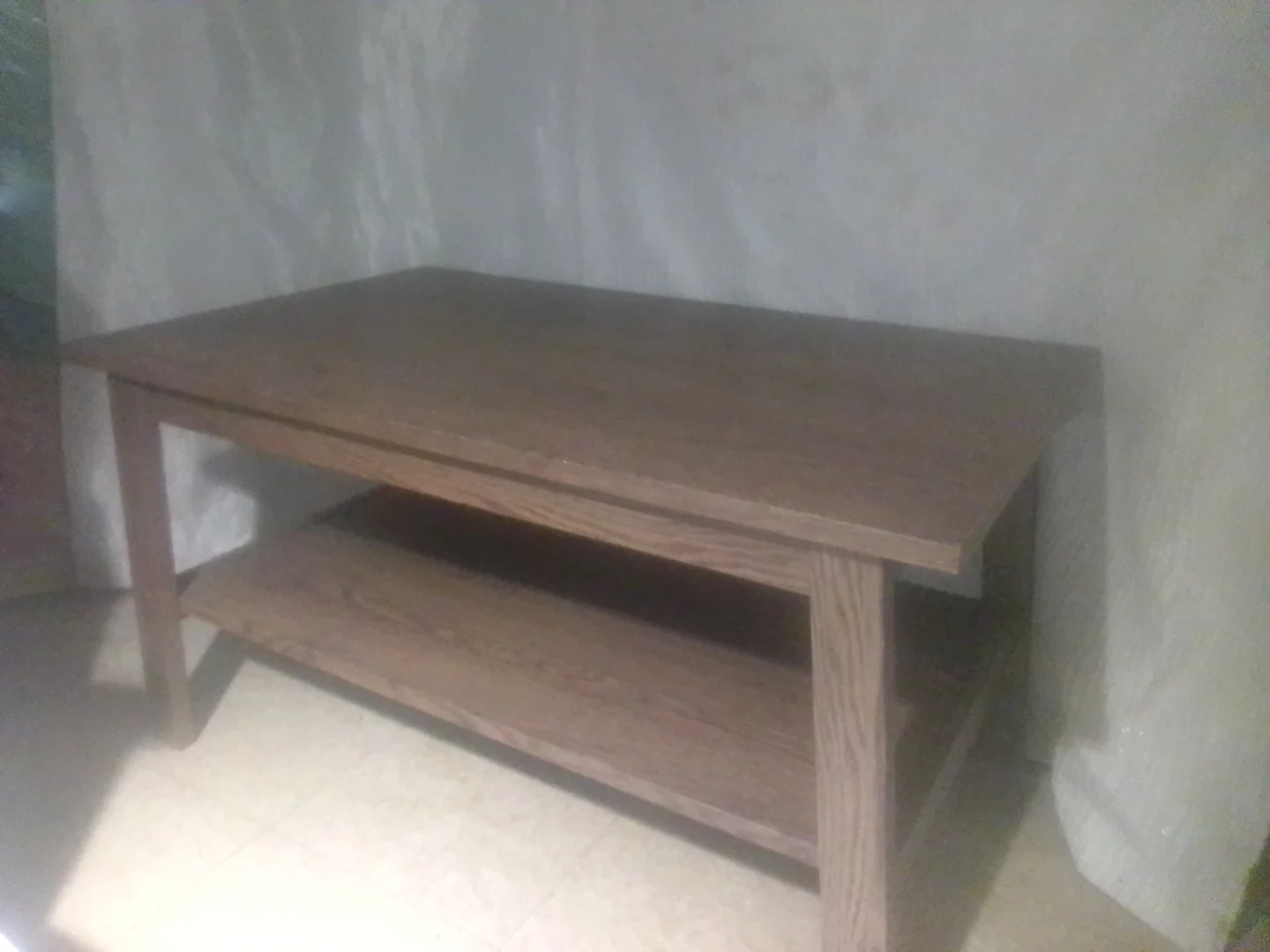 Wooden Coffee Table with Lower Shelf - photo 2