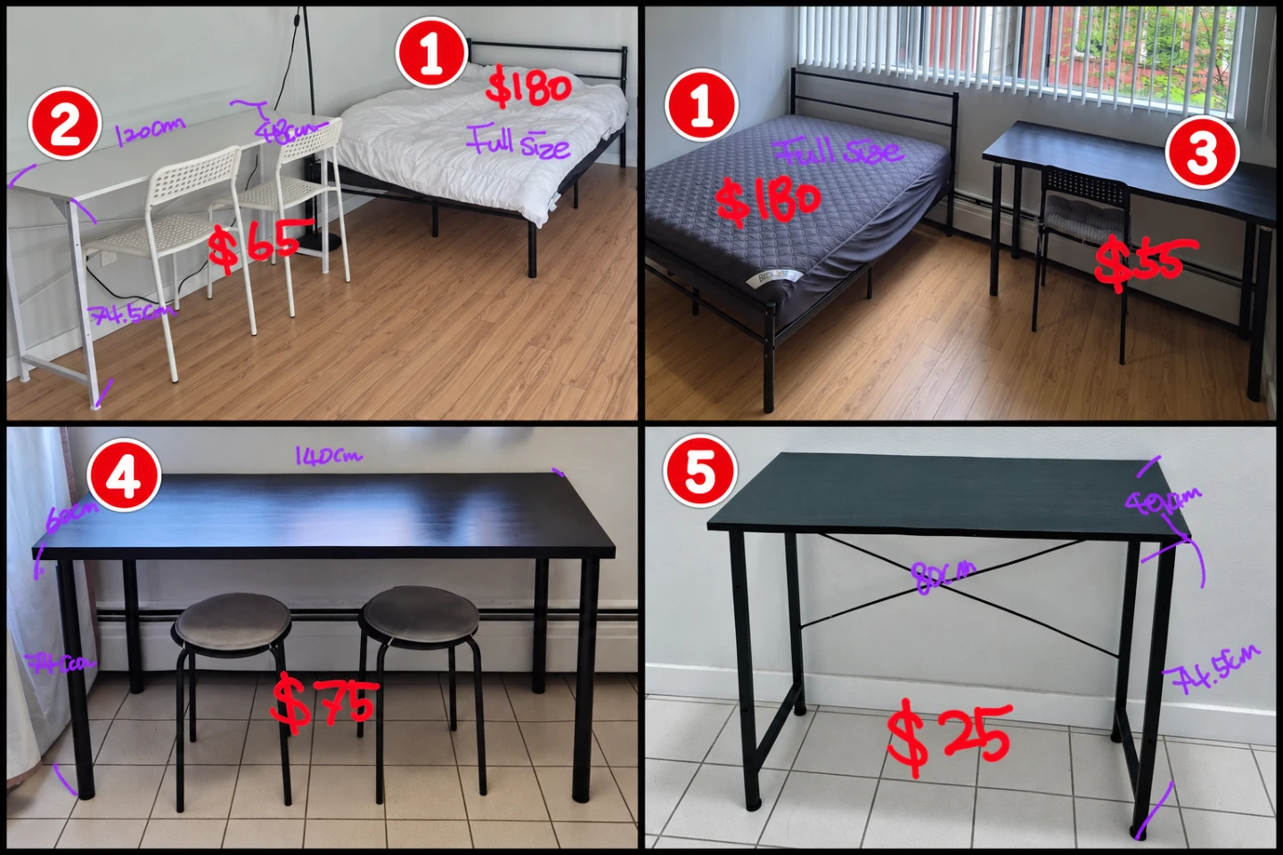 MOVING SALE – Furniture & Household Items