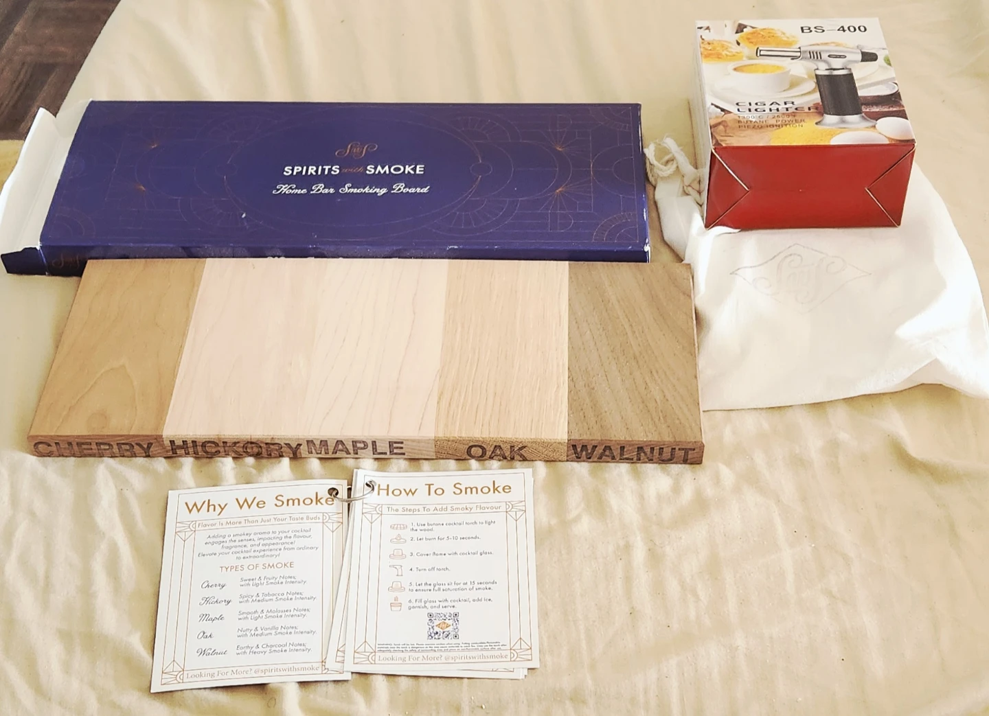 New Cocktail smoking board