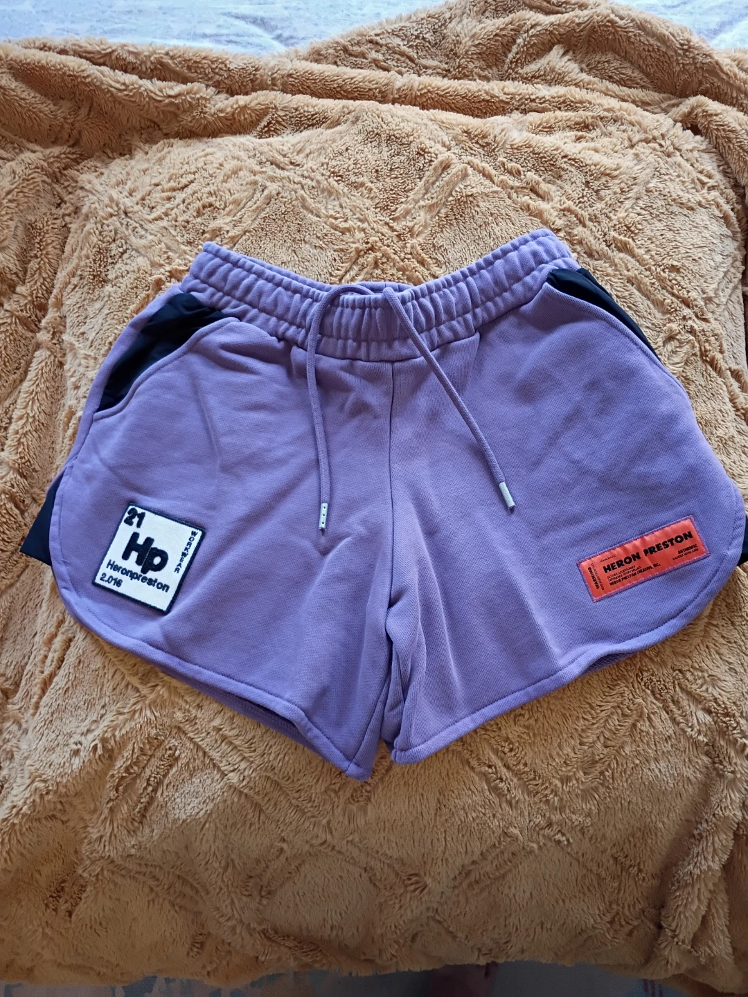 Heron Preston Purple Shorts