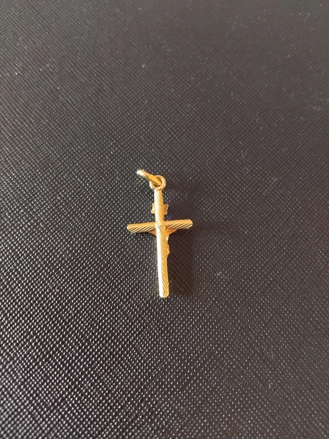 18k Gold-tone Crucifix Pendant - photo 2