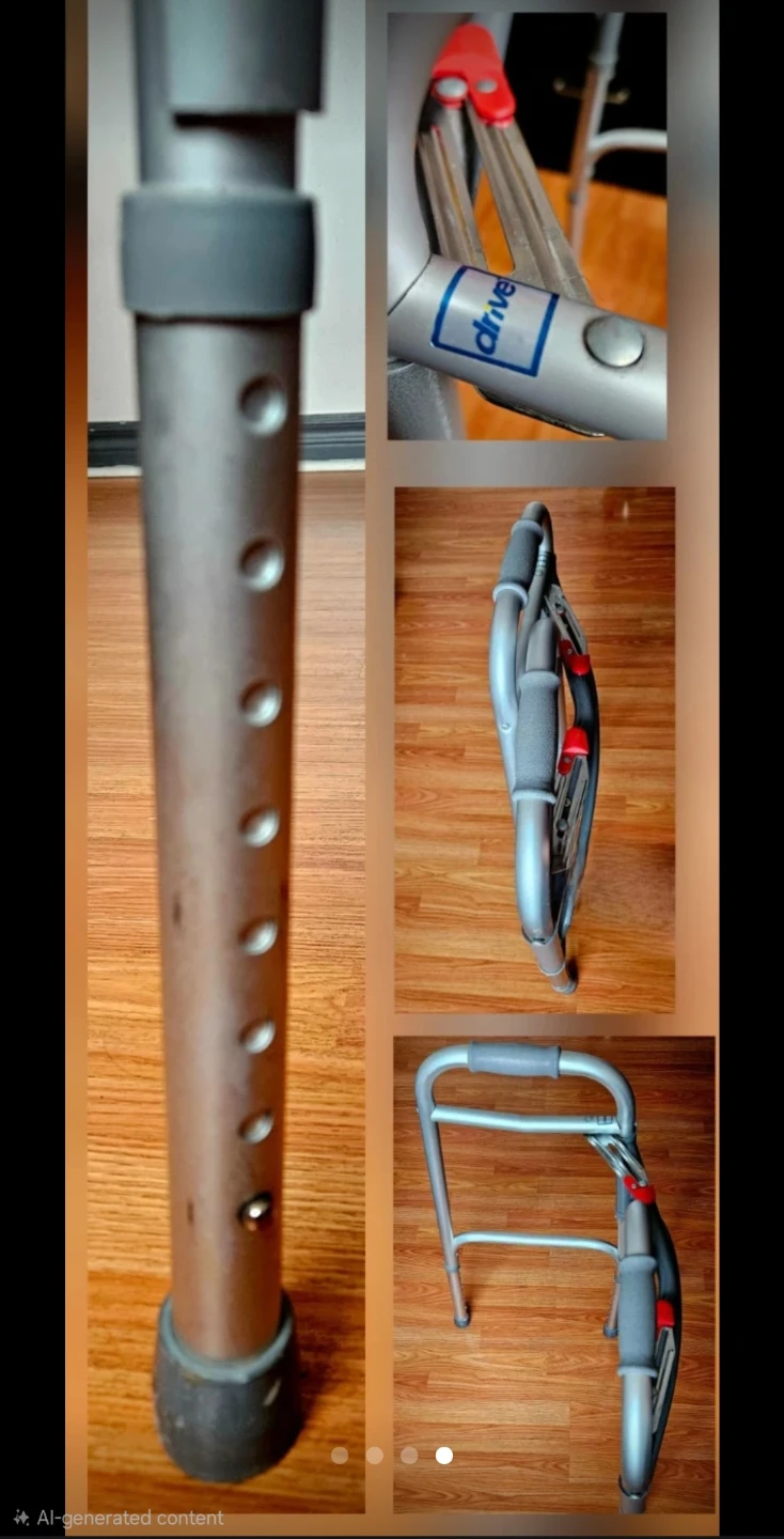 Drive Medical Deluxe Folding Walker ✨️ - photo 2