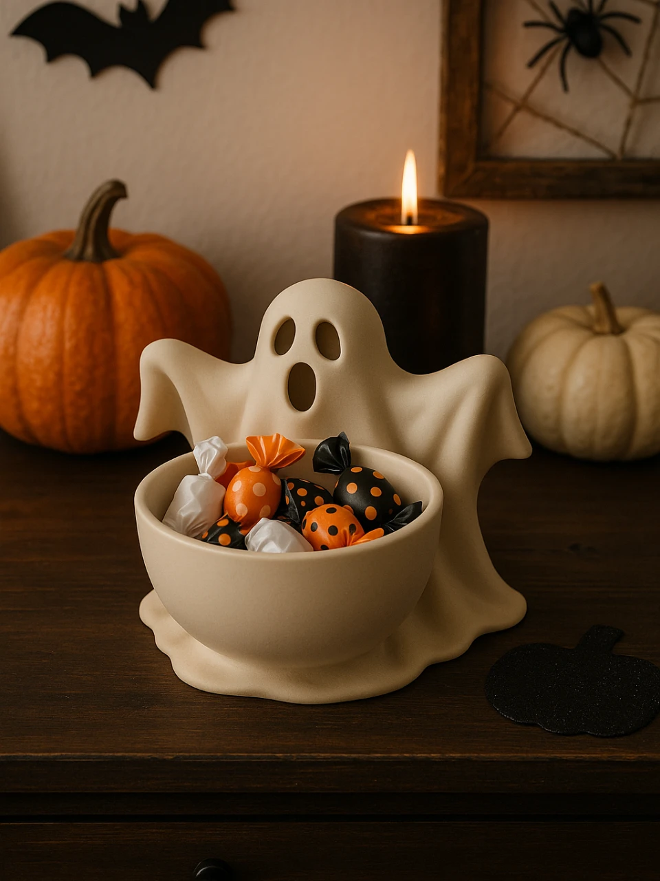 3D Printed Ghost Candy Bowl