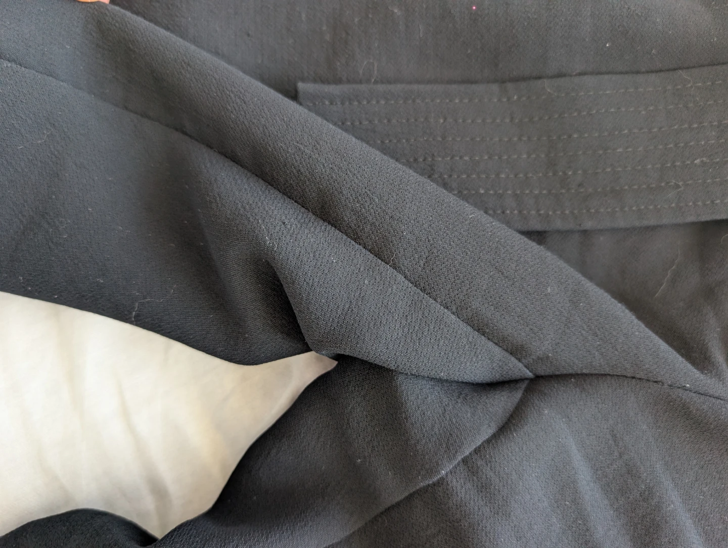 Wilfred Black Tie-Waist Trousers Size 2 - photo 3