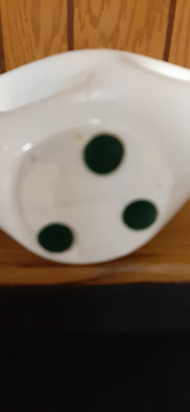 Haeger Floral Retro Abstract White Vase. - photo 3