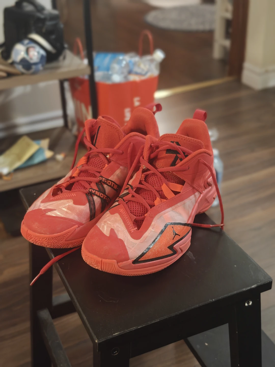 Jordan Why Not Zer0.3 Red Basketball Shoes Size 10