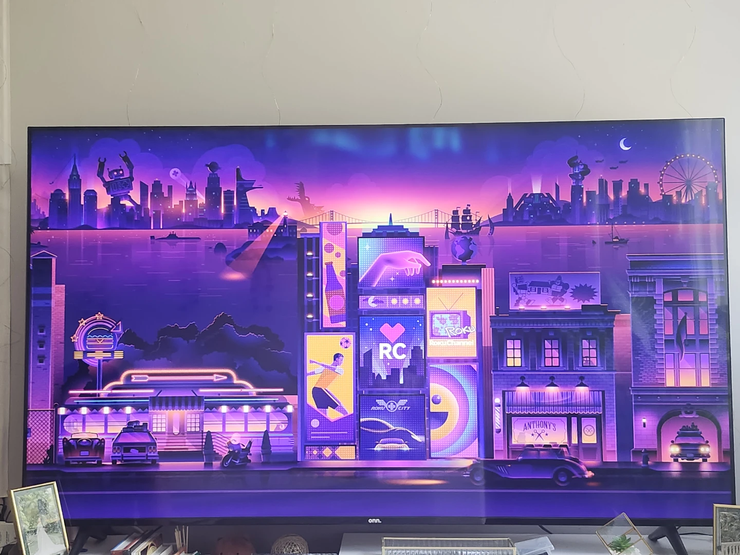 75" Onn Smart Roku TV
