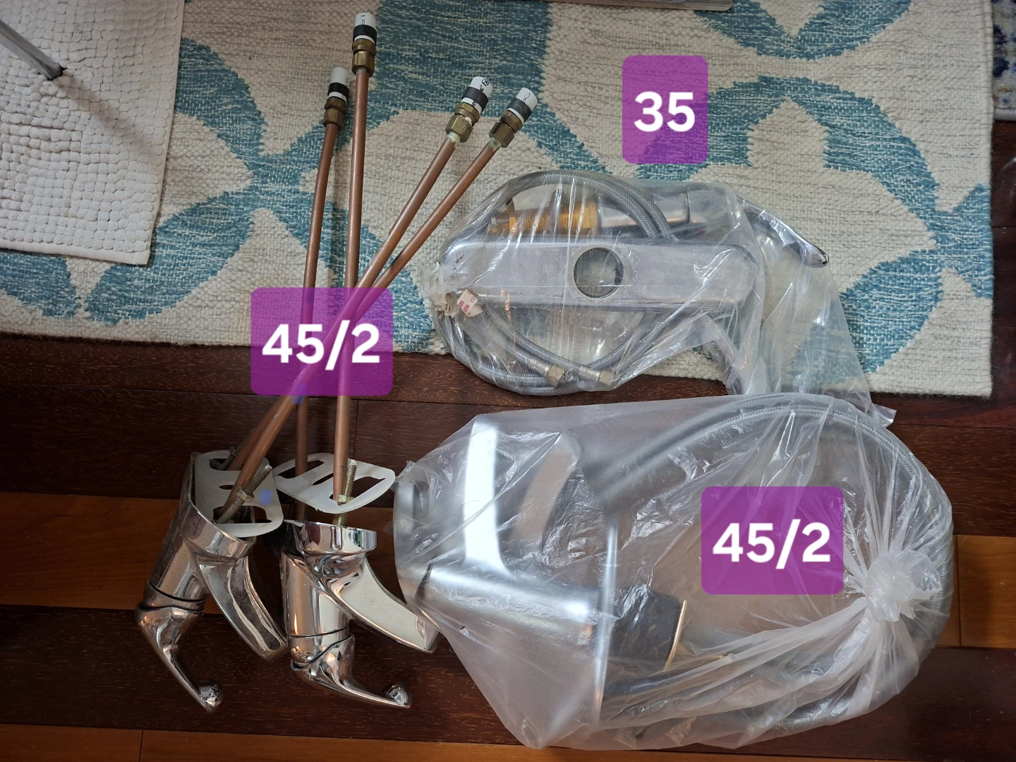 Assorted Bathroom and Kitchen Faucets