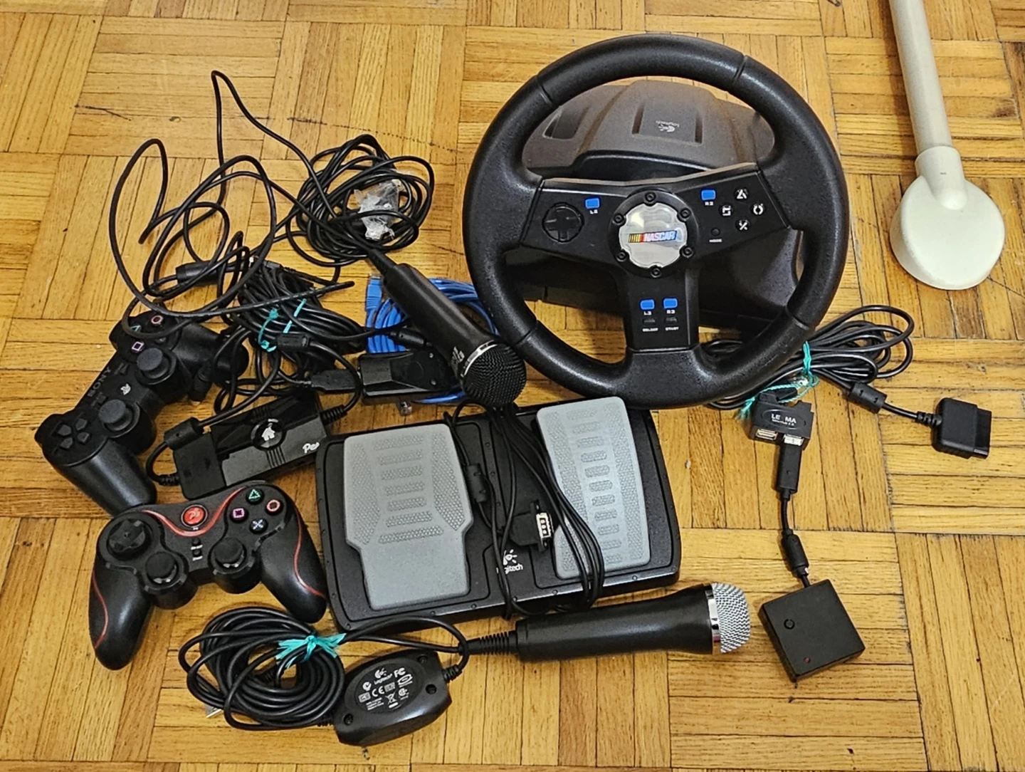 PS3 & Wii Gaming Accessories Bundle – Drums, Guitars, Wheel