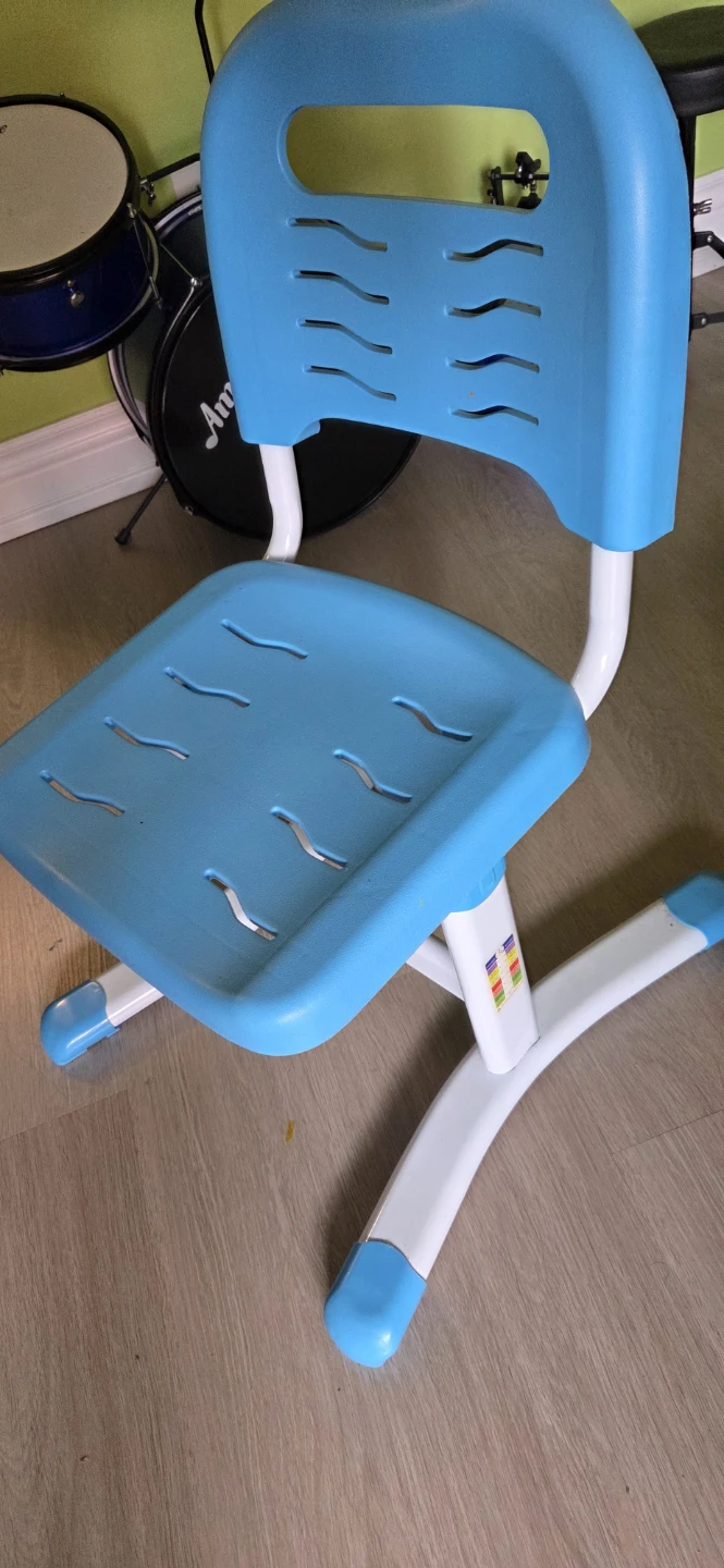 Blue Children's Adjustable Study Chair - photo 2