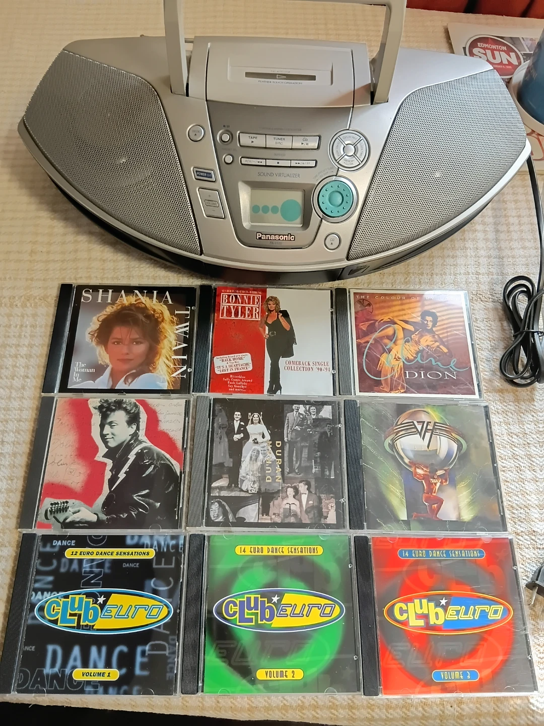 Panasonic RX-ES20 Boombox with 9 CDs